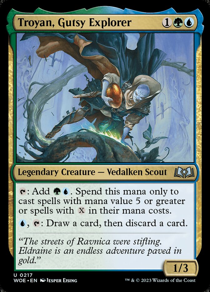 Troyan, Gutsy Explorer - (Foil): Wilds of Eldraine