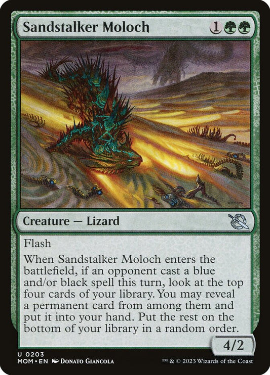 Sandstalker Moloch - (Foil): March of the Machine