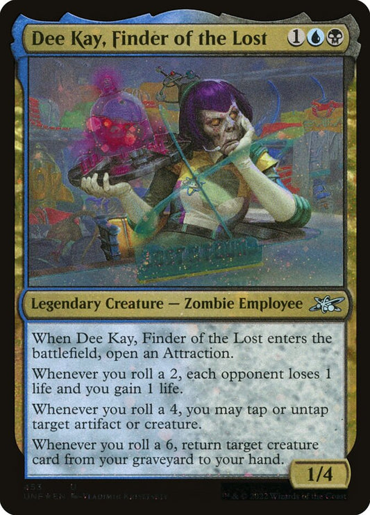 Dee Kay, Finder of the Lost (Galaxy Foil) - (Foil): Unfinity