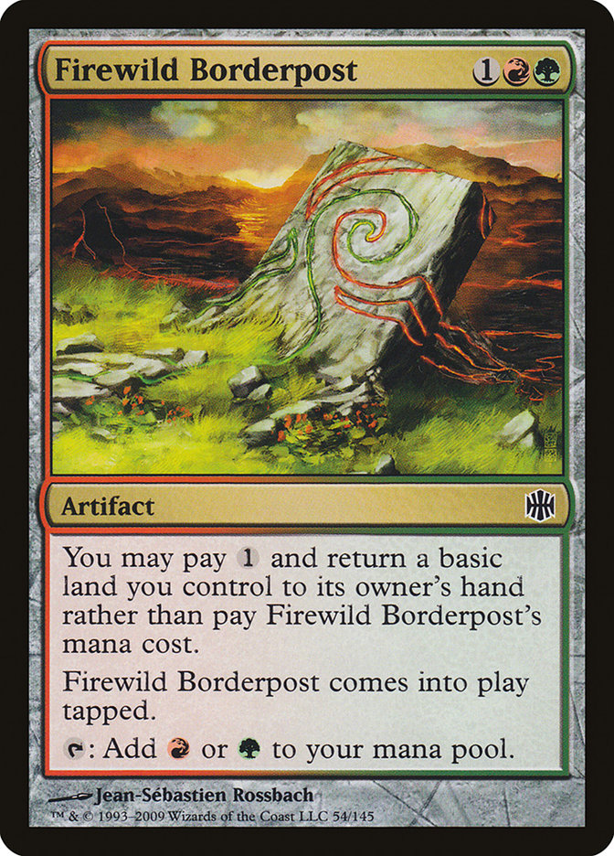 Firewild Borderpost - (Foil): Alara Reborn