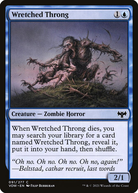 Wretched Throng - (Foil): Innistrad: Crimson Vow