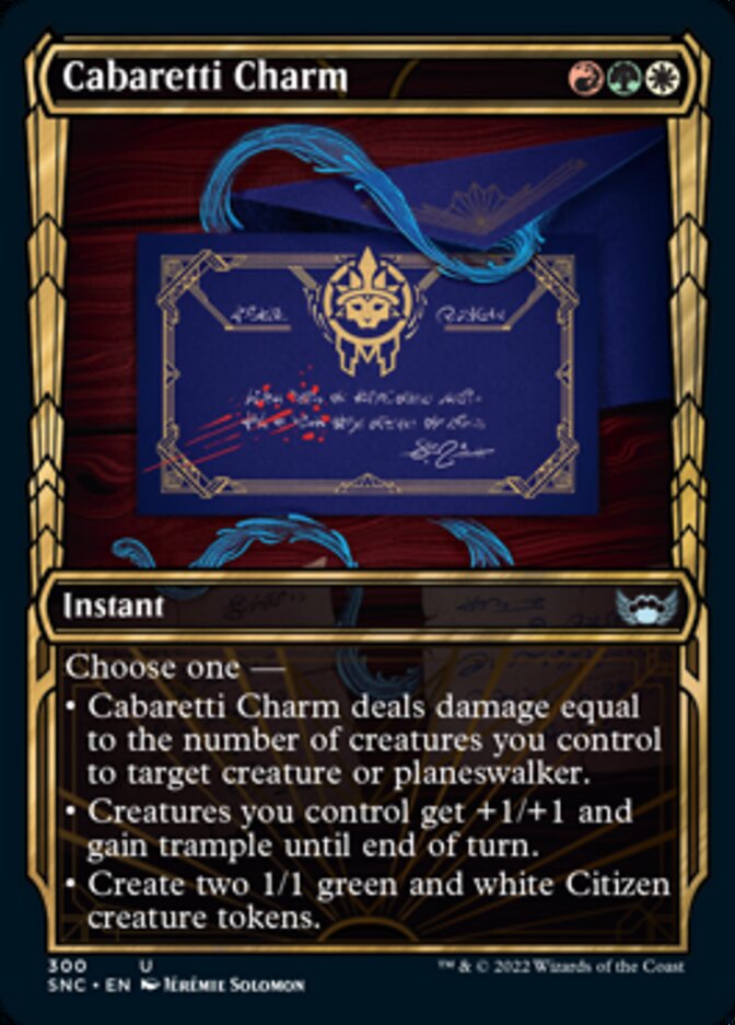 Cabaretti Charm (Showcase) - (Foil): Streets of New Capenna