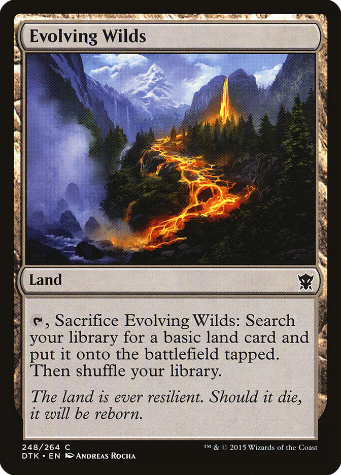 Evolving Wilds - (Foil): Dragons of Tarkir
