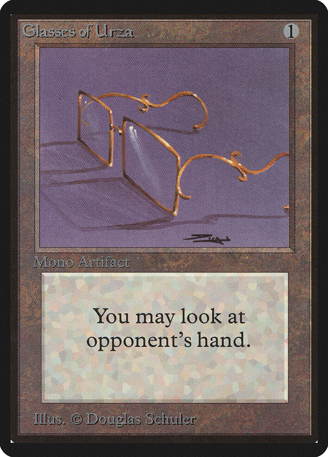Glasses of Urza: Limited Edition Beta