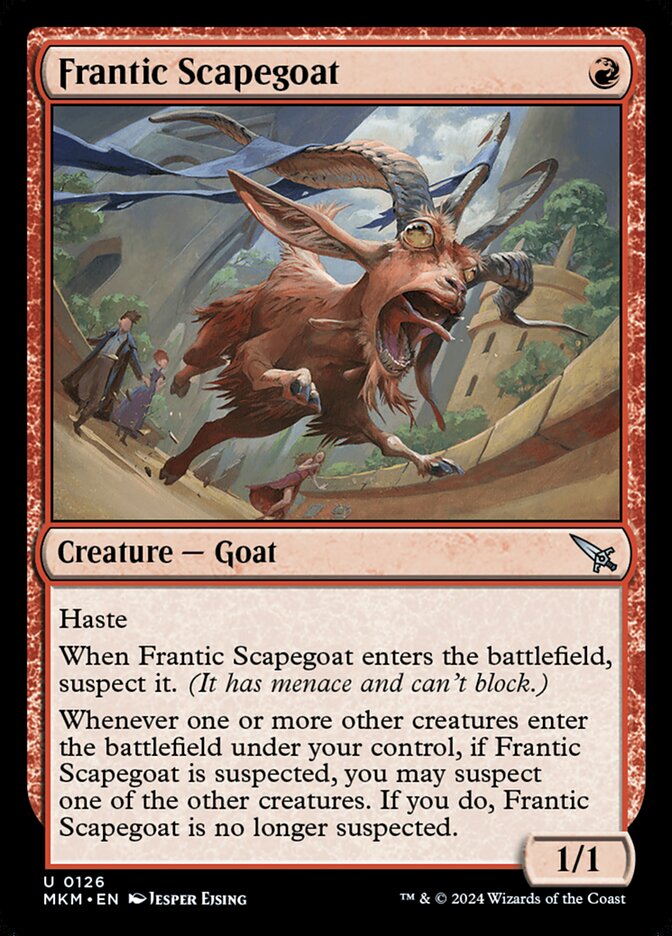 Frantic Scapegoat - (Foil): Murders at Karlov Manor