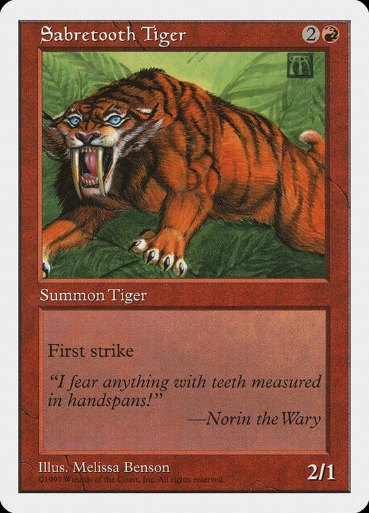 Sabretooth Tiger: Fifth Edition