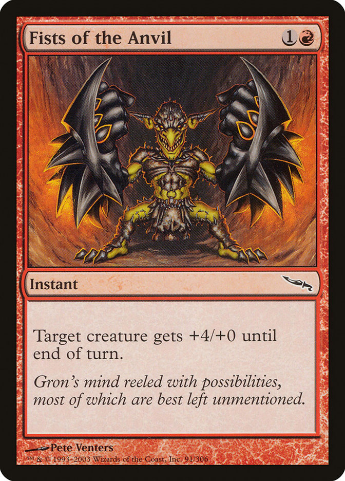 Fists of the Anvil - (Foil): Mirrodin