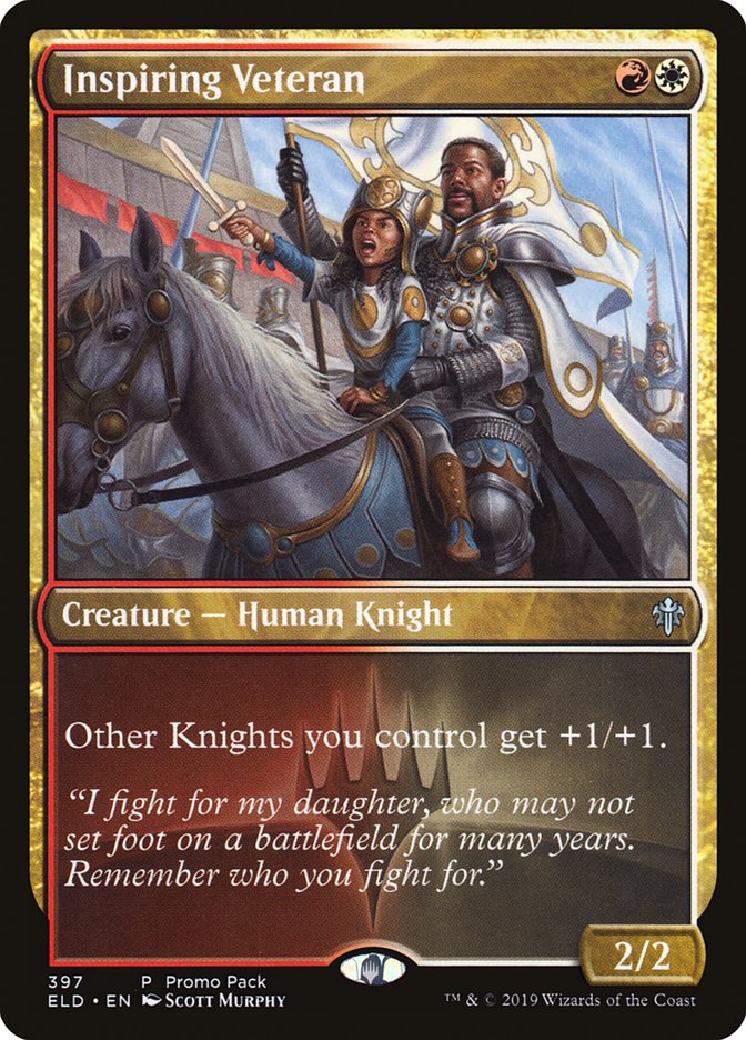 Inspiring Veteran: Throne of Eldraine