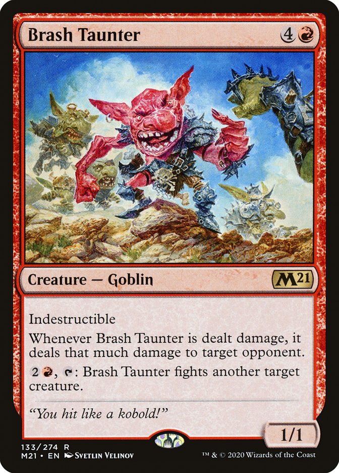 Brash Taunter - (Foil): Core Set 2021