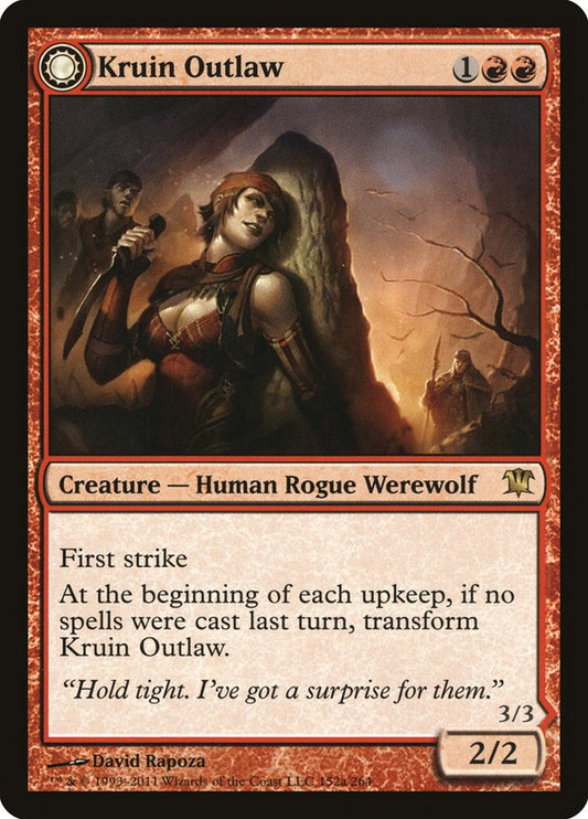 Kruin Outlaw // Terror of Kruin Pass - (Foil): Innistrad