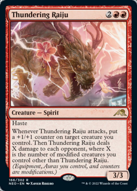 Thundering Raiju: Kamigawa: Neon Dynasty