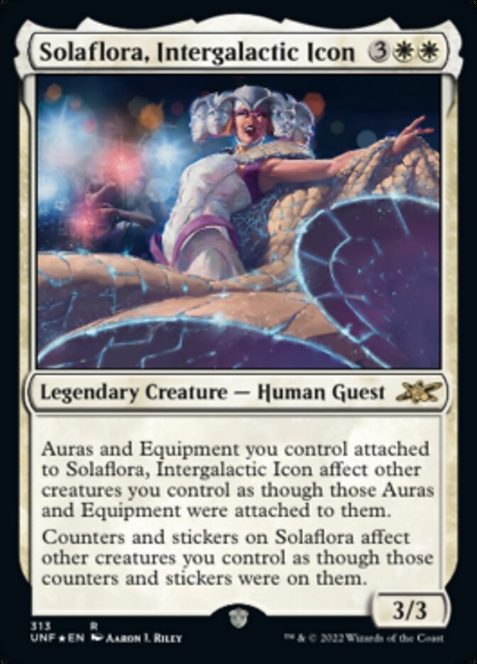 Solaflora, Intergalactic Icon (Galaxy Foil) - (Foil): Unfinity