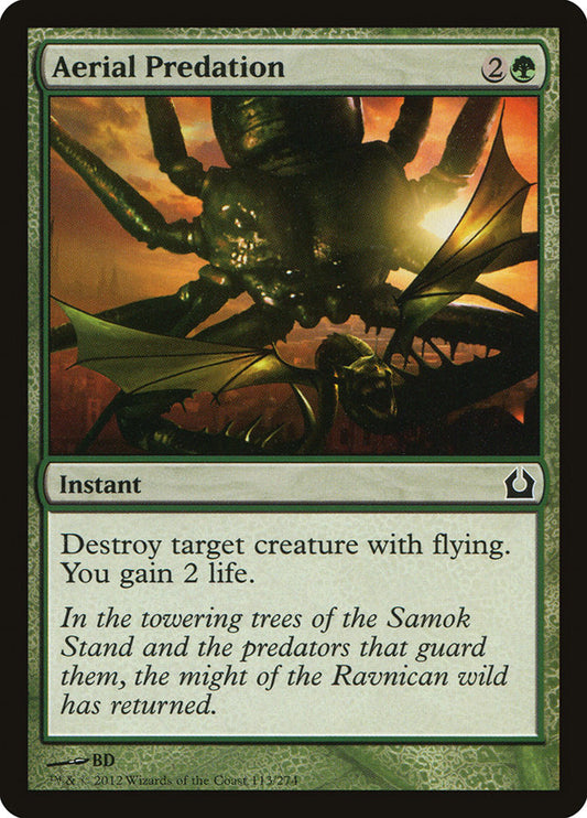 Aerial Predation - (Foil): Return to Ravnica