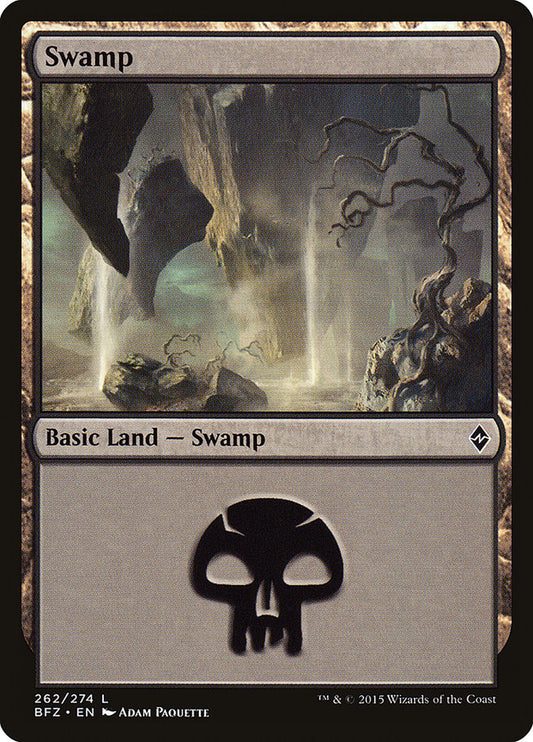 Swamp - (Foil): Battle for Zendikar