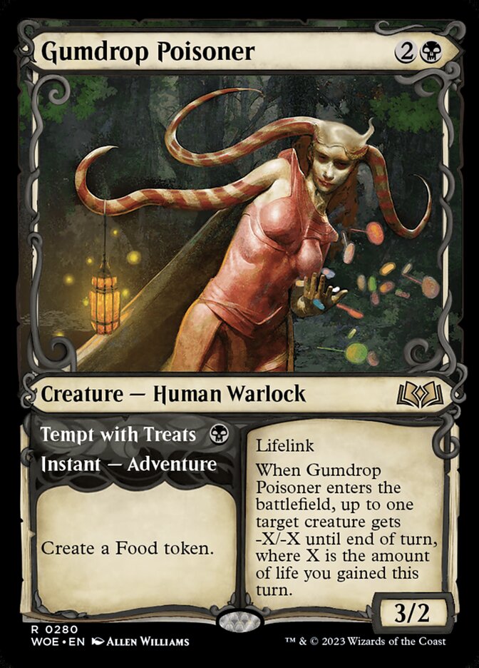 Gumdrop Poisoner // Tempt with Treats (Showcase): Wilds of Eldraine