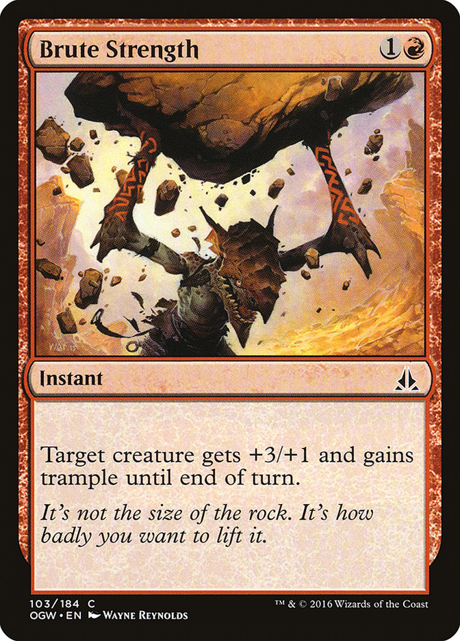 Brute Strength - (Foil): Oath of the Gatewatch