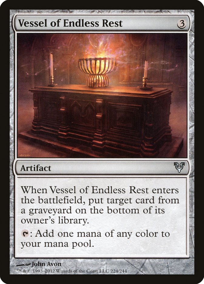 Vessel of Endless Rest - (Foil): Avacyn Restored