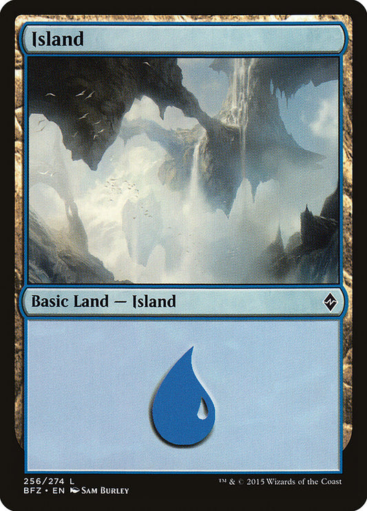 Island - (Foil): Battle for Zendikar