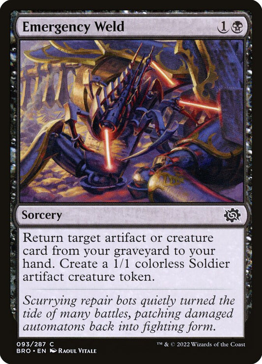 Emergency Weld - (Foil): The Brothers' War