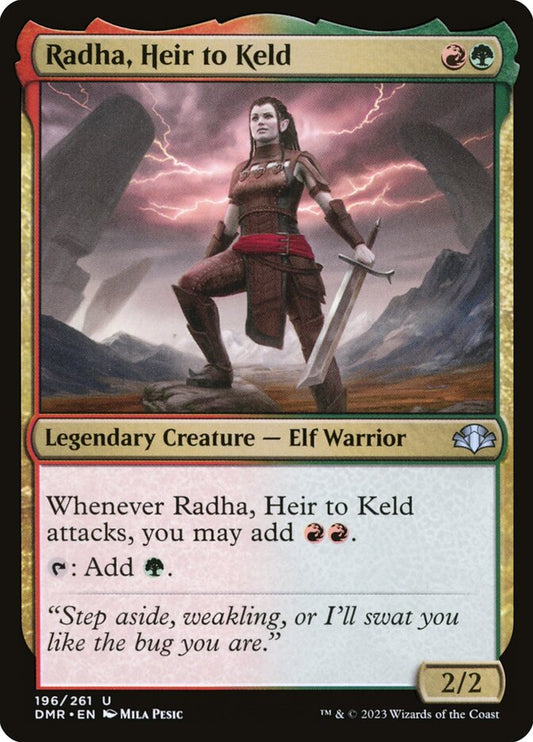Radha, Heir to Keld - (Foil): Dominaria Remastered