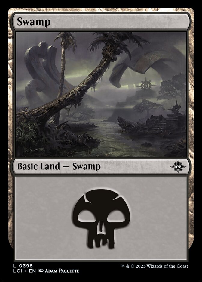 Swamp (#398) - (Foil): Lost Caverns of Ixalan