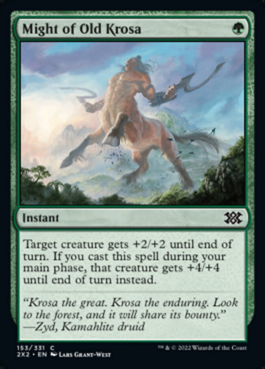 Might of Old Krosa - (Foil): Double Masters 2022
