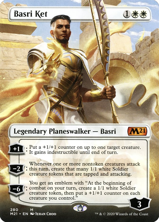 Basri Ket (Borderless) - (Foil): Core Set 2021