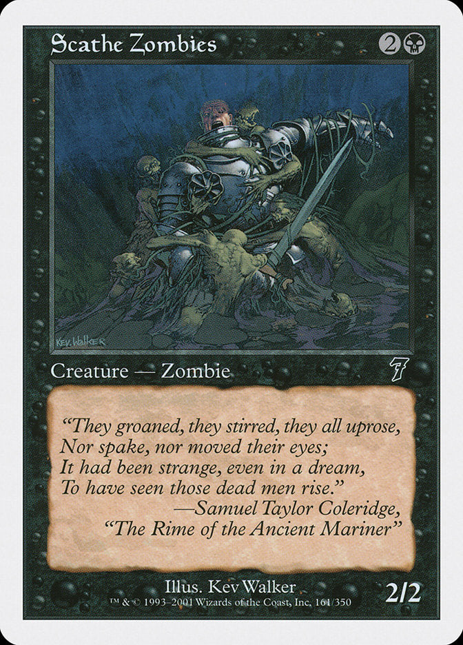 Scathe Zombies - (Foil): Seventh Edition