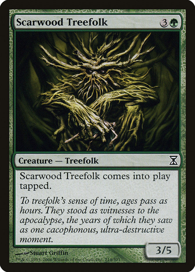 Scarwood Treefolk: Time Spiral