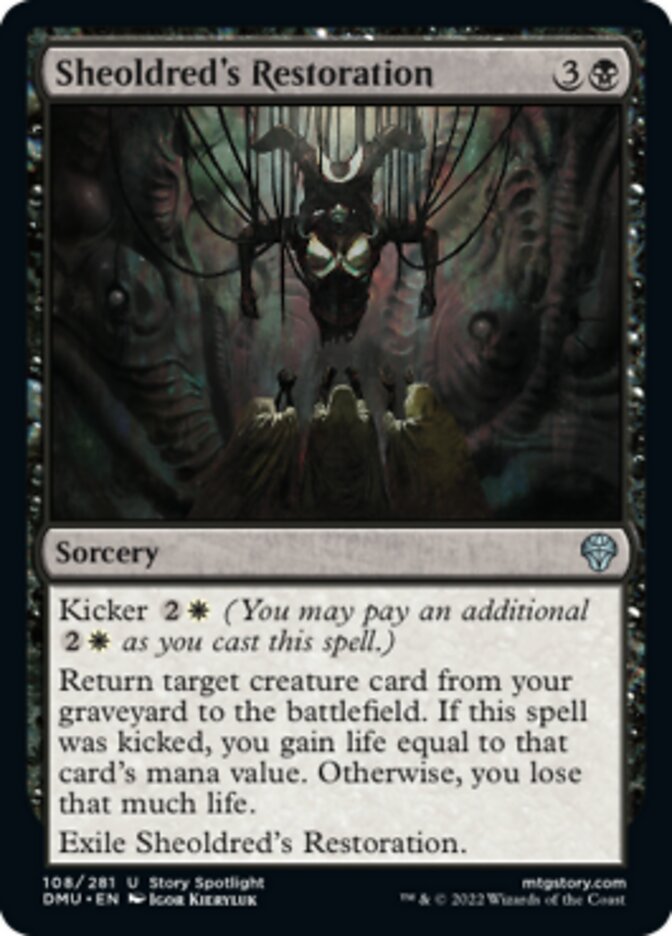 Sheoldred's Restoration - (Foil): Dominaria United