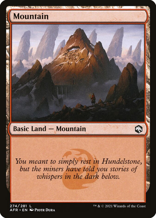 Mountain (#274) - (Foil): Adventures in the Forgotten Realms