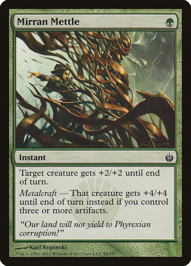 Mirran Mettle - (Foil): Mirrodin Besieged