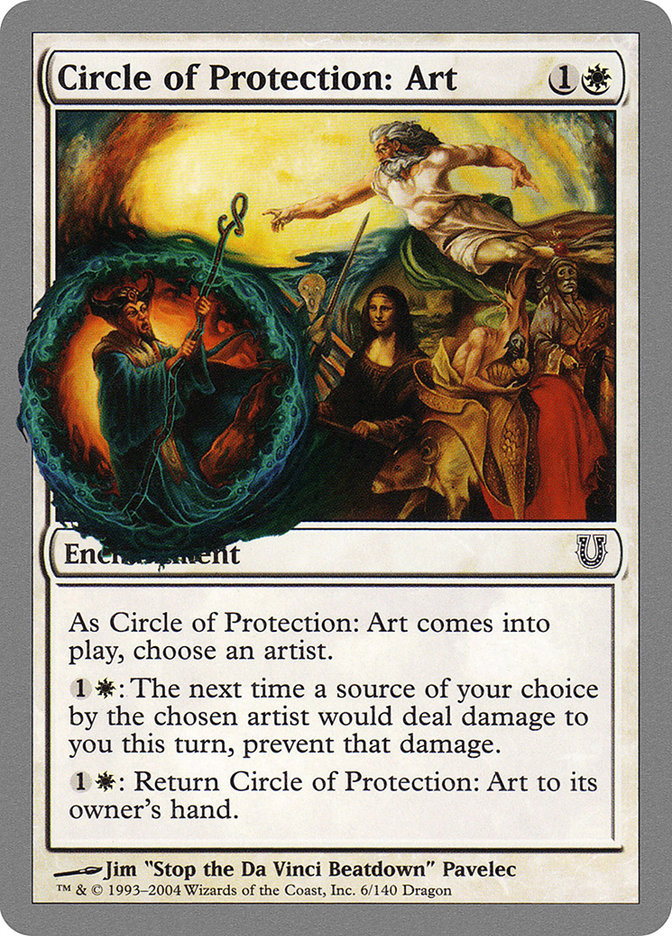 Circle of Protection: Art - (Foil): Unhinged
