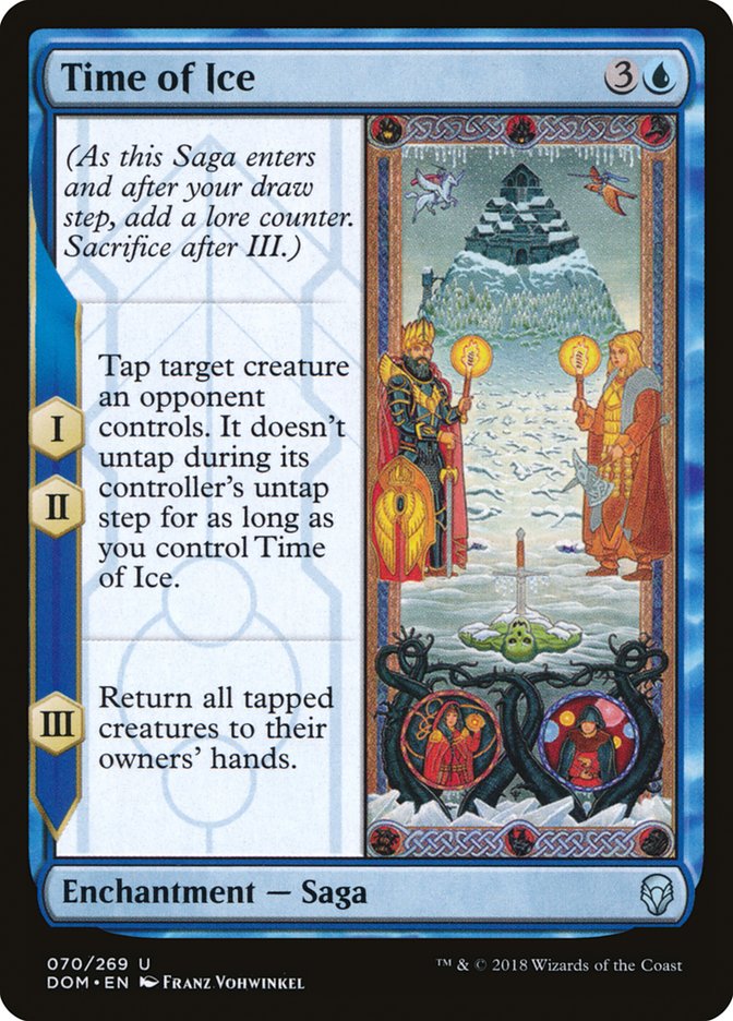 Time of Ice - (Foil): Dominaria