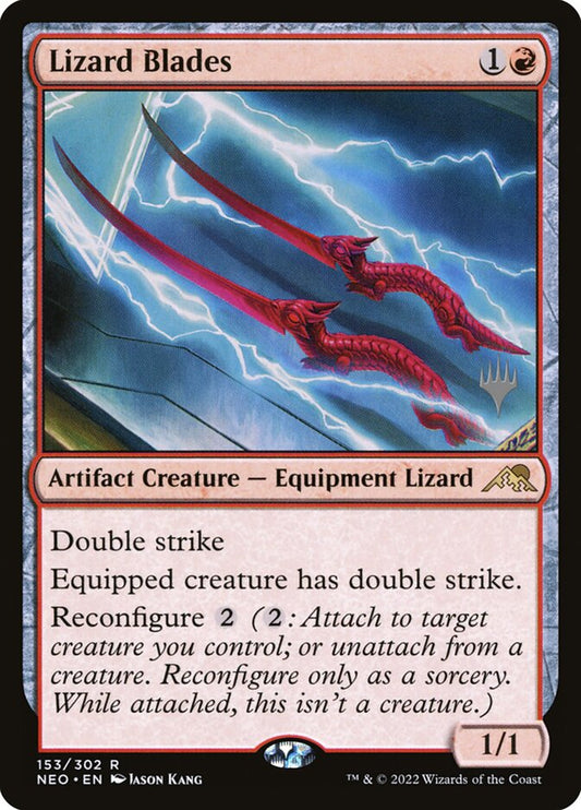 Lizard Blades: Kamigawa: Neon Dynasty Promos