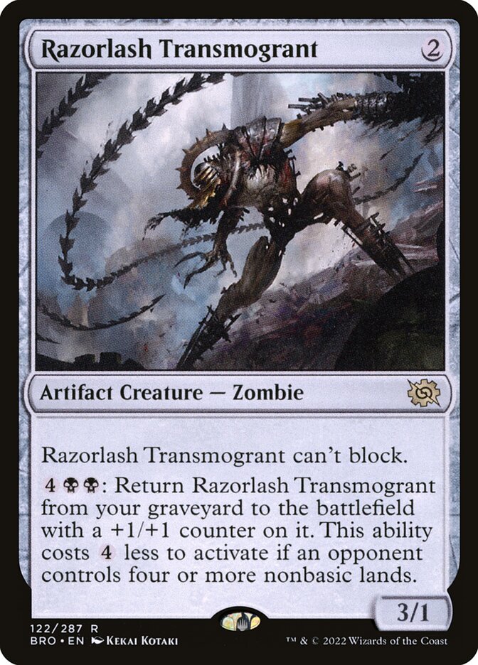 Razorlash Transmogrant - (Foil): The Brothers' War
