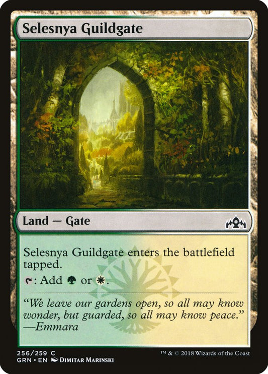 Selesnya Guildgate (#256) - (Foil): Guilds of Ravnica
