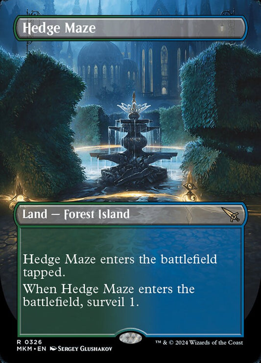 Hedge Maze (Borderless) - (Foil): Murders at Karlov Manor