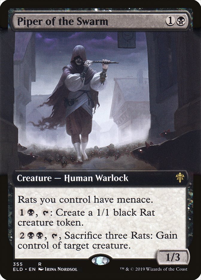 Piper of the Swarm (Extended Art): Throne of Eldraine