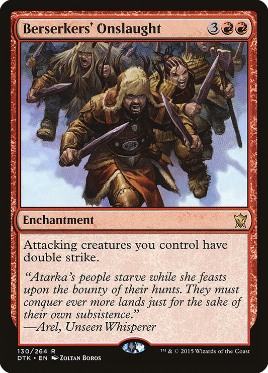 Berserkers' Onslaught - (Foil): Dragons of Tarkir