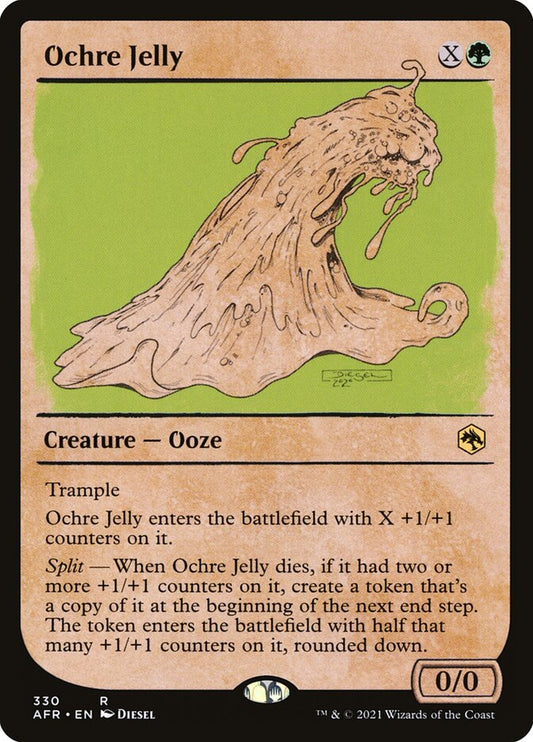 Ochre Jelly (Showcase) - (Foil): Adventures in the Forgotten Realms