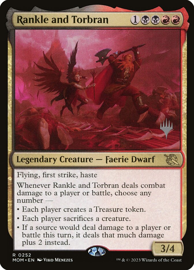 Rankle and Torbran (Promo Pack) (March of the Machine): March of the Machine Promos