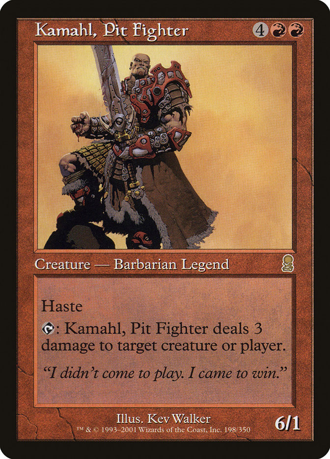 Kamahl, Pit Fighter - (Foil): Odyssey