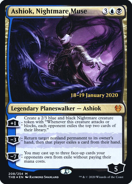Ashiok, Nightmare Muse (Prerelease) (Theros Beyond Death) - (Foil): Theros Beyond Death Promos