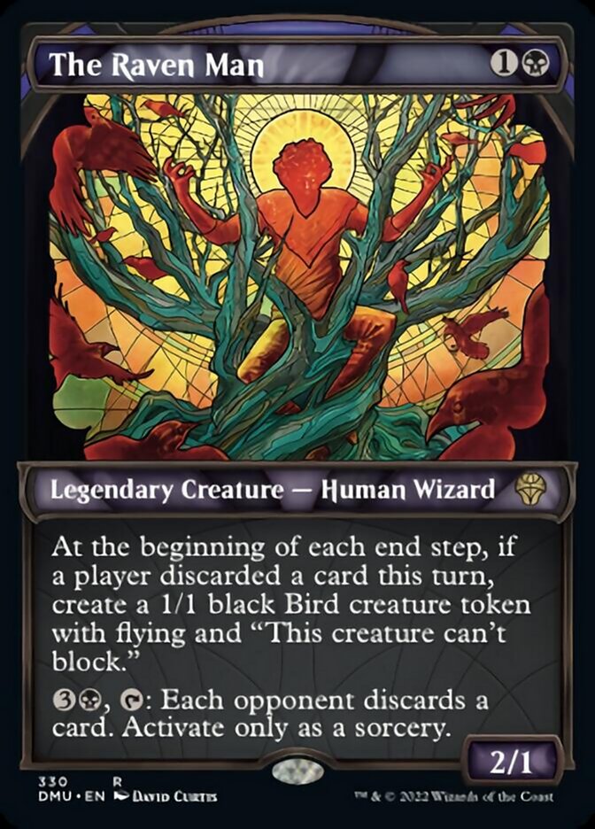 The Raven Man (Showcase) (Textured Foil) - (Foil): Dominaria United