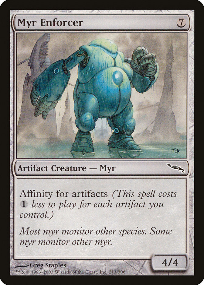 Myr Enforcer - (Foil): Mirrodin