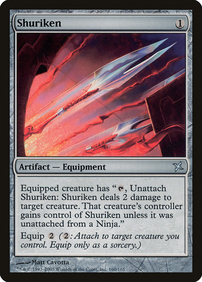 Shuriken - (Foil): Betrayers of Kamigawa