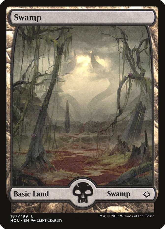 Swamp (#187) (Full Art): Hour of Devastation