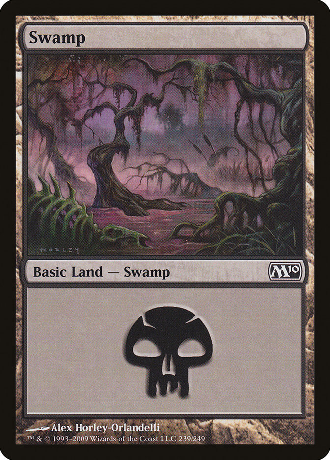 Swamp (#239) - (Foil): Magic 2010