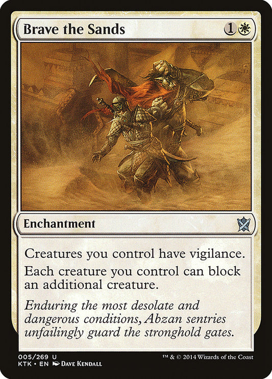 Brave the Sands - (Foil): Khans of Tarkir